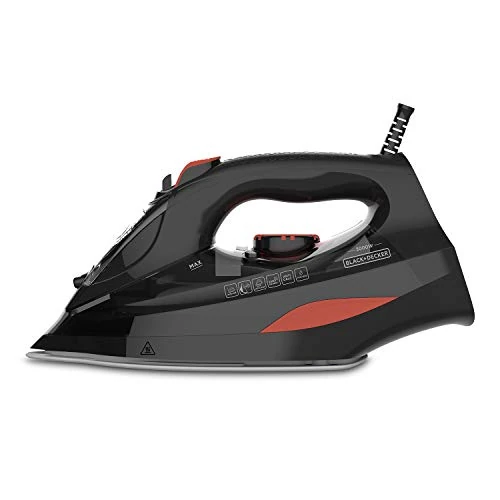 Oferta limitada: Black+Decker BXIR3000E Plancha de vapor, 3000 W, Cerámica, 200g/min, Negro de 47.49 EUR a 43.63 EUR (ahorro 8%)