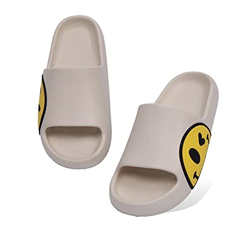 Offerta a tempo: Waysoland Ciabatte donna uomo estive da Spiaggia Sandali,Ciabatte Morbide per bambini bagno,Doccia,pantofole antiscivolo infradito per interni ed esterni(bianco,42/43 EU) - 5% da 19.98 € a 18.98 €
