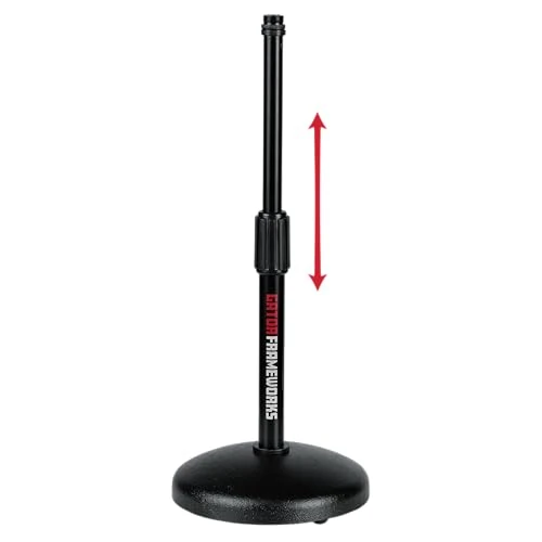 Offerta a tempo: Gator Frameworks -Supporto per microfono da tavolo con base, GFW-MIC-0501 - 0.00% da 17.80 € a 17.80 €