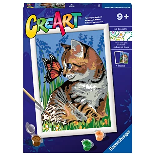 Limited offer: Ravensburger CreArt Best Friends Paint by Numbers Kit - Engage Your Kids Creatively | Complete Set for Beginner Artists | for Age 9 and Above | Ideal for Home Decor or Gift from 19.99 EUR to 19.99 EUR (save 0%)