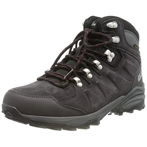 Offerta a tempo: Jack Wolfskin Refugio Texapore Mid W, Scarpe da Passeggio Donna, Dark Steel/Purple, 39 EU - 31% da 109.95 € a 75.69 €