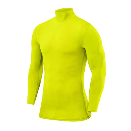 Offerta a tempo: PowerLayer Maglia Termica Uomo a Manica Lunga - Maglia Compressione Uomo per Calcio e Sport - Strato Base a Maniche Lunghe - per Allenamento Corsa e Ciclismo - Verde Acceso, L - 57% da 20.99 € a 9.01 €