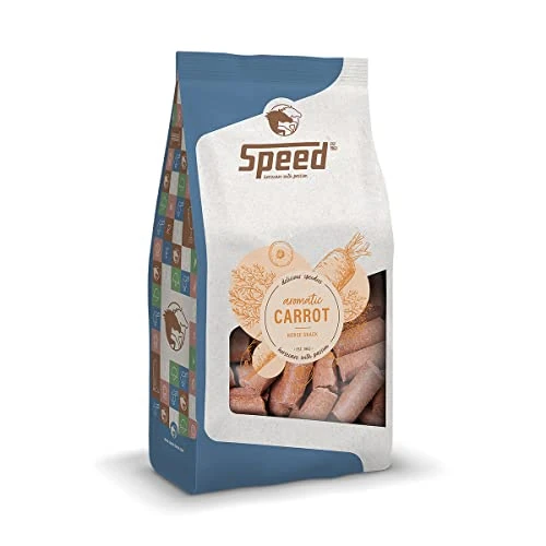 Speed Delicious Speedies Carrot Horse Treats with Carrot Flavour, Aromatic Snack for Every Horse, Best Ingredients, Simply Practical (1 kg)