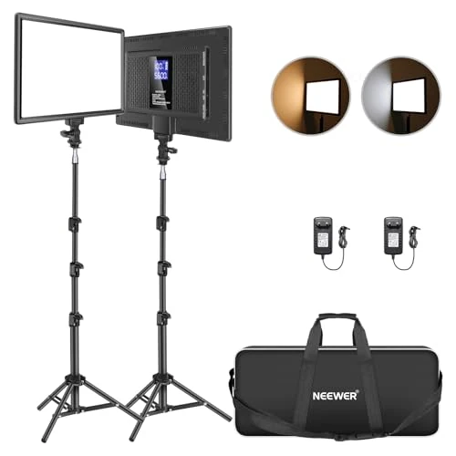 Offre limitée : NEEWER NL-192AI Kit 2 Panneaux LED Vidéo 12,9" avec Pied de 195.99 € à 195.99 € (0.00% de remise)