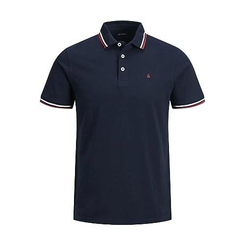 JACK & JONES Male Poloshirt Einfarbig Poloshirt