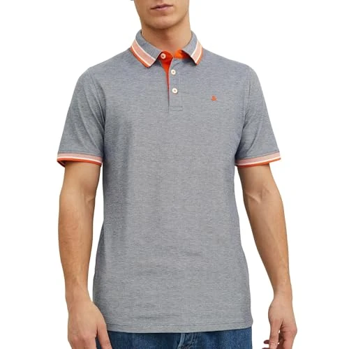 Limited offer: Jack & Jones Men's Paulos Classic Polo T-Shirt Slim Fit Navy in Size L from 29.99 EUR to 17.91 EUR (save 40%)