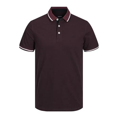 Limited-time offer: Jack & Jones Men's Jjepaulos Polo Ss Noos Polo Shirt, Port Royale, L from 25.00 £ to 19.99 £ (save 20%)