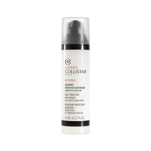 Oferta limitada: Collistar Hydra Hombre Hidratante Protector Diario, Crema Rostro y Ojos 24 h, Específica para Pieles Secas y Sensibles, Hidratación Inmediata, Protección contra la Luz Azul, Acción 2 en 1, 80 ml de 35.12 € a 31.50 € (ahorro 10%)