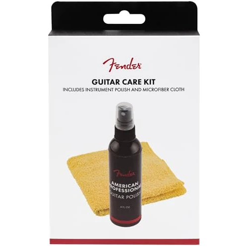 Limited-time offer: Fender Guitar Care Kit, includes Instrument Polish and Microfiber Cloth - American Professional Guitar Polish (118 ml) and 16" x 16" Microfiber Cloth from 11.99 GBP to 11.99 GBP (save 0%)