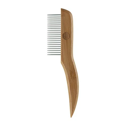Offerta a tempo: Mikki Pettine Anti-Grovigli Largo In Bambù, Per Pelo Lungo E Spesso, Per Cani E Gatti, Realizzato Con Bambù Sostenibile, Per Rimuovere Grovigli E Nodi Dal Pelo - 40 g - 0.00% da 9.99 € a 9.99 €