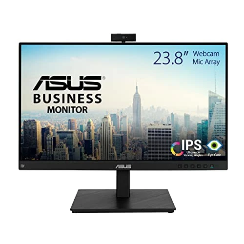 Offerta a tempo: Asus BE24EQSK Video Conferencing Monitor 23,8" Full HD IPS Frameless, Webcam Full HD, Mic Array, Stereo Speakers, Design Ergonomico,HDMI,Eye Care,Filtro Luce Blu,Flicker Free,Montabile a parete - 27% da 259.00 € a 188.00 €