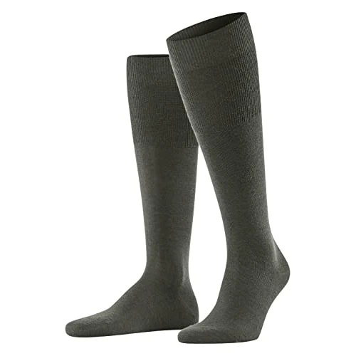 Oferta limitada: FALKE Airport M Kh lana algodón lisos 1 par, Calcetines largos Hombre, Verde Green Melange 7155, 43-44 de 19.00 € a 19.00 € (ahorro 0.00%)