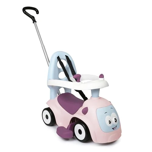Smoby- Maestro Baby Balade Pink,7600720305, +6 Mesi, Colore Rosa, Evolutivo, Primipassi, Ruote Silenziose