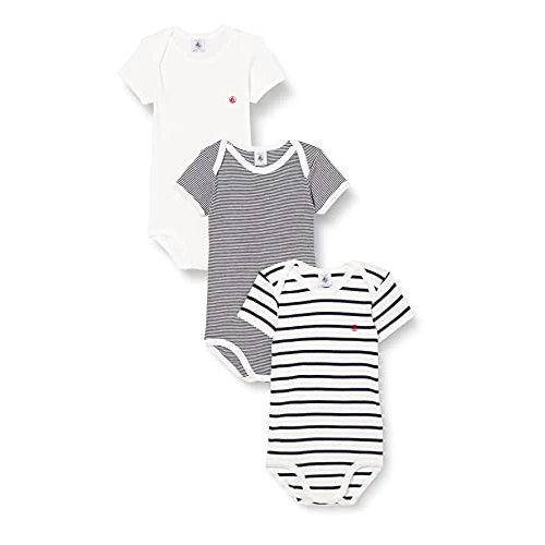 Petit Bateau Body (zestaw 3) mieszane dziecko, Wariant 1, 3 miesi?cy