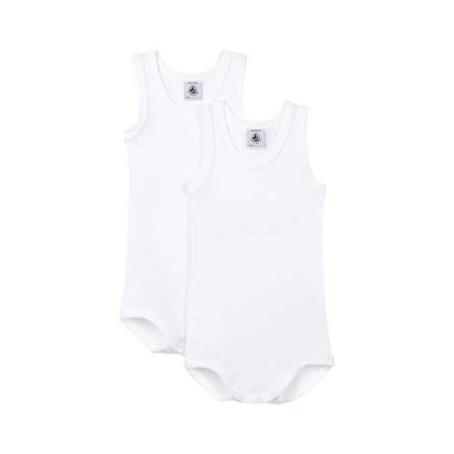 Oferta limitada: Petit Bateau A01T5, Body Sin Mangas Bebé-Niños (Pack de 2), Variante 1, 24 meses de 15.00 € a 12.00 € (ahorro 20%)