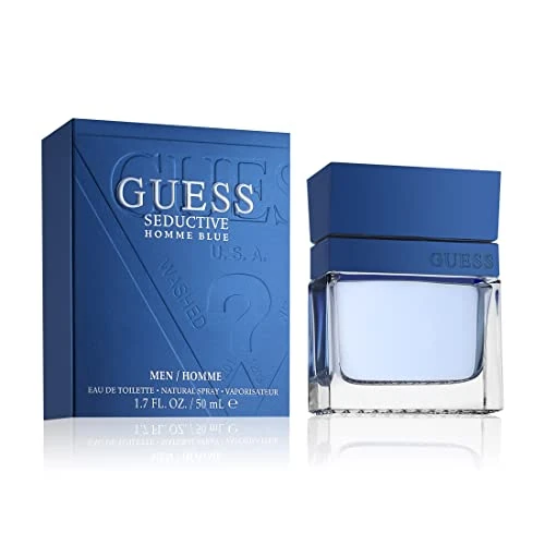 Zeitlich begrenztes Angebot: GUESS Seductive Blue, Eau de Toilette für Herren, Orientalisch-Holziger Duft, Frisch und Würzig, Lang Anhaltend, 50 ml von 25.00 € auf 19.60 € (22% Rabatt)