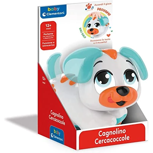 Tijdelijke aanbieding: Clementoni Babyhondje, interactief muziekspel voor kinderen vanaf 12 maanden, activiteitencentrum voor de vroege kindertijd, hond voor het aaien van liedjes en kinderliedjes, 17450 van 14.32 € naar 14.32 € (0.00% korting)