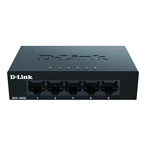 Oferta limitada: D-Link DGS-105GL Switch Gigabit 5 Puertos, sin gestión, 1000 megas por Puerto, Ethernet LAN, RJ-45, Plug&Play, Perfil bajo, metálico, conmutador, hub, sobremesa, sin Ventiladores, 802.3az EEE, Negro de 19.00 € a 15.50 € (ahorro 18%)