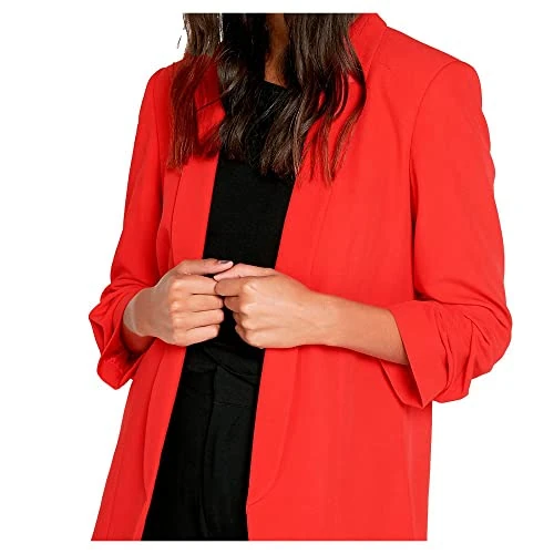 Oferta limitada: PIECES Pcboss 3/4 Blazer Noos Blazer, Rojo (Rojo), XL para Mujer de 39.99 EUR a 26.32 EUR (ahorro 34%)