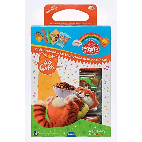 Offerta a tempo: DIDO'- Giocacrea Tagliatelle 44 Gatti Cats Pasta Modellabile, Colore Assortiti — 15% da 13,00 € a 11,07 €