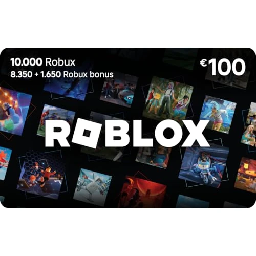 Carta Regalo Roblox - 10,000 Robux [Include un oggetto virtuale esclusivo] [Codice di gioco online]