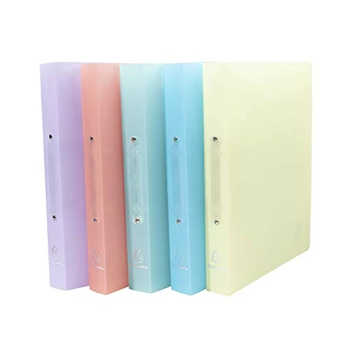 Limited offer: Exacompta - Ref. 54970E - Set of 5 semi-rigid PP Chromaline binders - 2 round rings diameter 30 mm - Spine 40 mm - External dimensions: 32x25 cm - A4 file format - 5 assorted colors from 17.99 EUR to 17.99 EUR (save 0%)