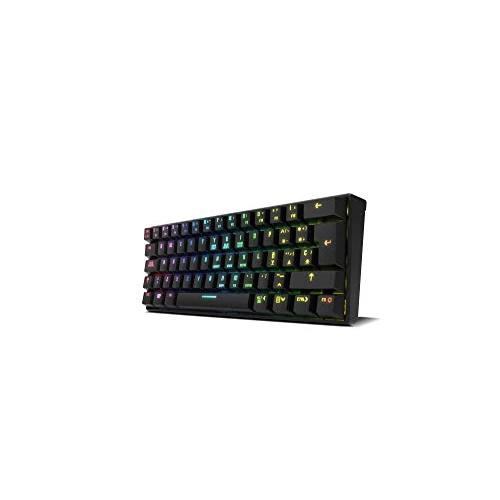 Offerta a tempo: KROM Tastiera Gaming KLUSTER -NXKROMKLSTRSP- Tastiera Meccanica RGB, Bluetooth 5.0, USB, design en formato 60%, compatibili Windows, Android, IOS, MAC, Layout Spagnolo QWERTY - Nero - 0.00% da 49.90 € a 49.90 €