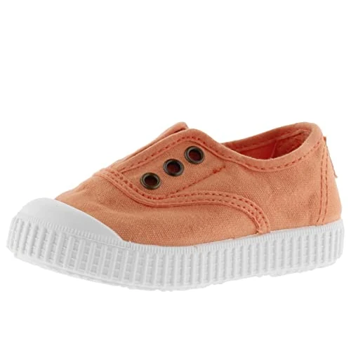 victoria Jungen Unisex Kinder 106627, 1915 Inglesa TINTAA DREC, lona Zapatilla elástico Low-top, Pomelo, 19 EU