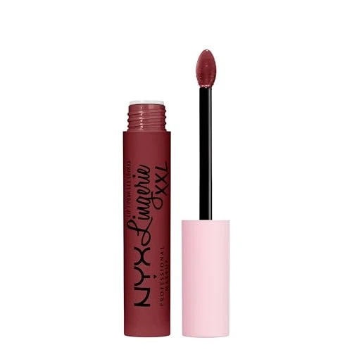 Offerta a tempo: NYX Professional Makeup Lip Lingerie XXL, Rossetto liquido Matte a lunga tenuta, Formula vegana, Strip N Tease - 19% da 9.90 € a 7.99 €