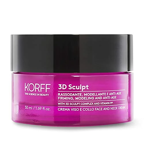 Offerta a tempo: KORFF 3D Sculpt Crema Antirughe Viso e Collo, Formula Anti-Età Rassodante e Nutriente, 50ml - 34% da 72.00 € a 47.63 €