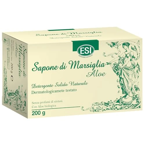 Marseilla-Seife mit Aloe (Pastel), 200 g