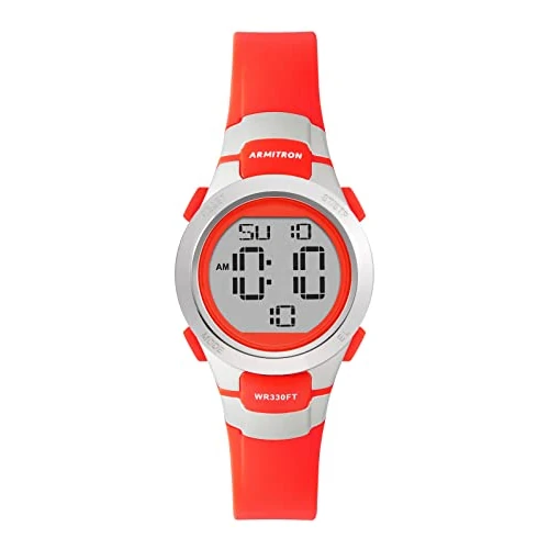 Zeitlich begrenztes Angebot: Armitron Sport Women's Digital Chronograph Resin Strap Watch, 45/7012 Red von 19.66 € auf 19.66 € (0.00% Rabatt)