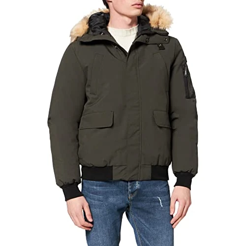 Schott NYC Kurtka męska Keyburn, Kaki, L