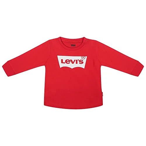 Offerta a tempo: Levi's Lvg Ss Batwing Tee 3e4234, Bambine e ragazze, Grigio (Light Grey Heather/Red), 3 anni - 12% da 20.00 € a 17.50 €