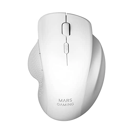 Tijdelijke aanbieding: Mars Gaming MMWERGOW, draadloze ergonomische muis voor PS4/PS5/XBOX/PC/Mac, wit van 16.89 € naar 16.89 € (0.00% korting)