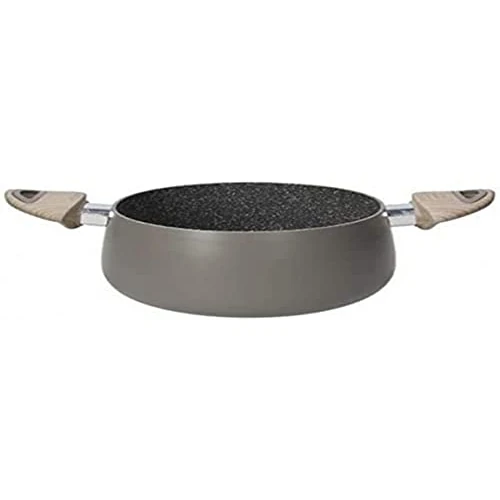 Tognana WW7581EEOKT Eco Taupe Schmortopf, 24 cm, Keramik