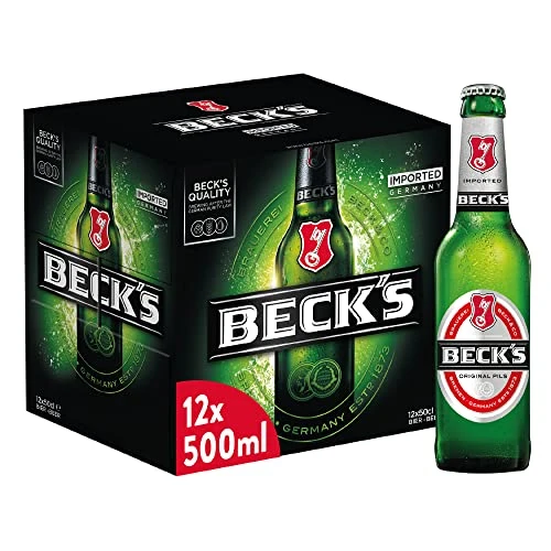 Offerta a tempo: Beck's Pils, Birra Bottiglia - Pacco da 12x50cl - 34% da 17.88 € a 11.89 €