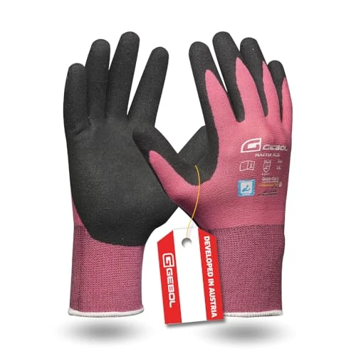 Tijdelijke aanbieding: Gebol Master Flex Lady, 1 paar werkhandschoenen dames, nitril gecoate montagehandschoenen met sterke grip, dermatologisch getest, ideaal voor precisiewerk, maat XS (maat 6), roze van 6.74 € naar 6.26 € (7% korting)