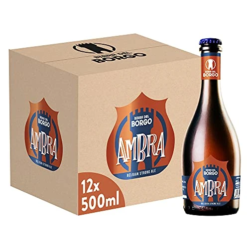 Birra Del Borgo Ambra, Birra Bottiglia - Pacco da 12x50cl