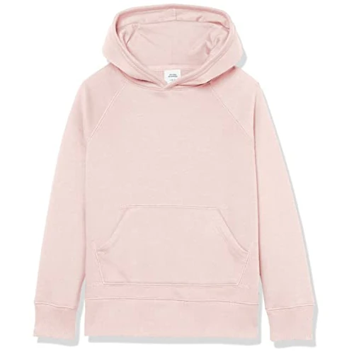 Amazon Essentials Meisjes Pullover Hoodie Sweatshirt, Licht Mauve, Small