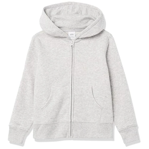 Tijdelijke aanbieding: Amazon Essentials Peuter meisjes fleece hoodie sweatshirt met ritssluiting, lichtgrijs Heather, 3T van 20.99 € naar 20.99 € (0.00% korting)