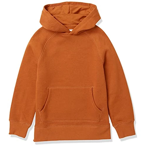 Limited-time offer: Amazon Essentials Boys' Fleece Sweater Hoodie Sweatshirts, Light Brown, 2 Years from 7.35 GBP to 5.70 GBP (save 22%)