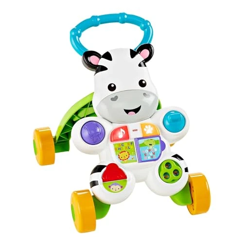 Zeitlich begrenztes Angebot: Fisher-Price Lern mit Mir - Zebra Lauflernwagen, musikalisches Aktivitäts- und Gehspielzeug mit Lerninhalten, ab 6 Monaten, Version: Italienisch - Reduzierte Verpackung, HBB66 von 33.99 € auf 33.99 € (0.00% Rabatt)
