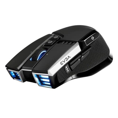 Offerta a tempo: EVGA X20 Mouse da Gioco, Wireless, Nero, Personalizzabile, 16.000 DPI, 5 Profili, 10 Pulsanti, Ergonomico, 903-T1-20BK-K3 - 3% da 97.99 € a 94.60 €