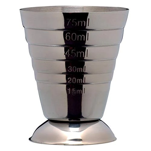 Offerta a tempo: Piazza - Misurino Cocktail in Acciaio Inox, Dosatore Professionale per Attrezzatura Bar, Jigger Barman | Capacità 75ml - 0.00% da 13.65 € a 13.65 €