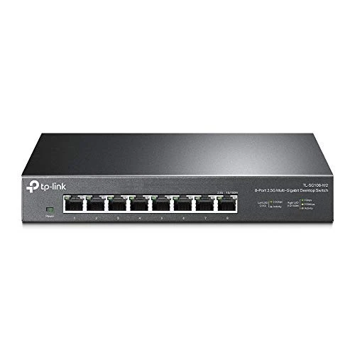 Offerta a tempo: TP-LinkTL-SG108-M2 Switch Ethernet 2.5 Gigabit 8 Porte, Cablaggio Hassle-Free, Plug & Play, Funzione Silenziosa, Ideale per Casa, Ufficio, Gaming, Access Point WiFi 6, Montaggio Desktop o a Parete - 25% da 79.99 € a 59.99 €