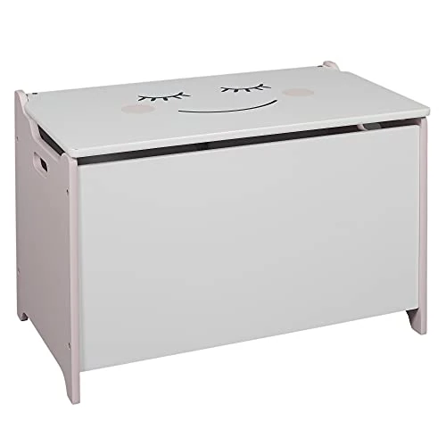 Home Deco Kids - HD6927 Coffre à Jouets Moon Enfant Deco Chambre d'enfant Rangement Enfant