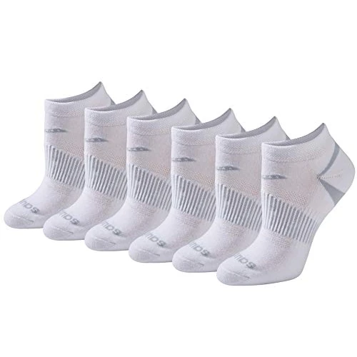 Offerta a tempo: Saucony Calzini da donna (confezione da 6), White Basic (6 paia), Shoe Size: 4-7 - 33% da 6.95 € a 4.65 €