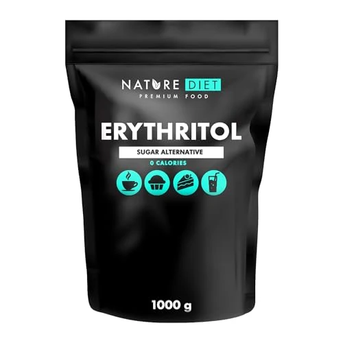 Offerta a tempo: Nature Diet Eritritolo, 1000 g, Dolcificante Naturale, 0 Calorie - 15% da 11.34 € a 9.64 €