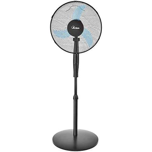 Offerta a tempo: Ardes EASY 41PB PLUS Ventilatore da Pavimento 50W 40 cm con Oscillazione Automatica, Altezza Regolabile fino a 130 cm, Inclinazione Regolabile, 3 Velocità Silenziose e 3 Pale - -8.26% da 32.32 € a 34.99 €